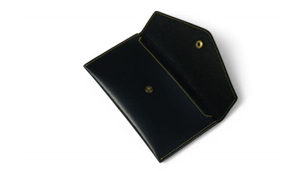 Leather Clutch Purse ( Black ) - Image 4
