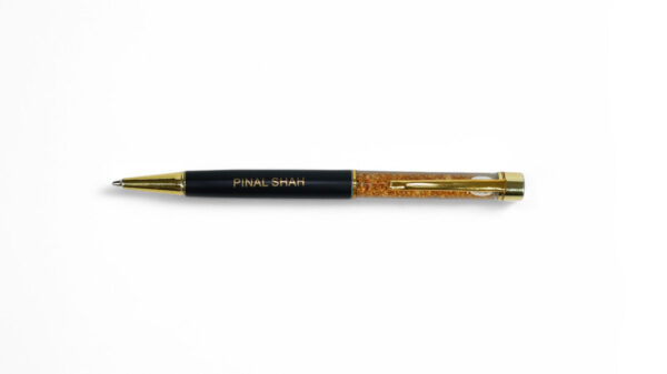 Golden Glitter Pen - Image 2