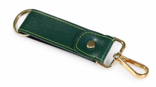 Leather Keychain ( Green ) - Image 4