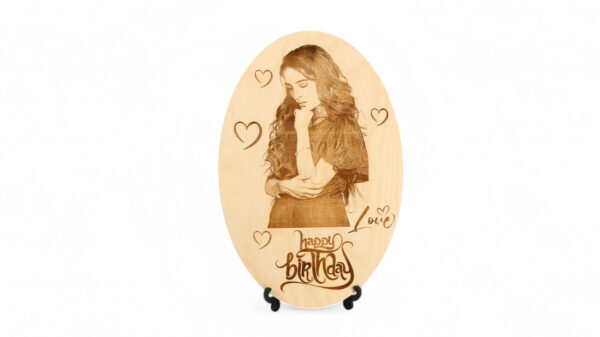 Oval Wooden Frame