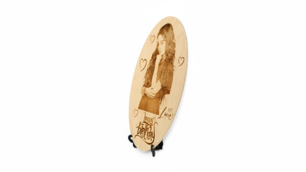 Oval Wooden Frame - Image 2