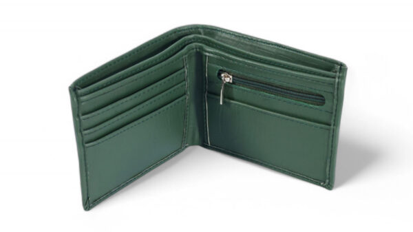 Leather Texture Wallet ( Green ) - Image 3