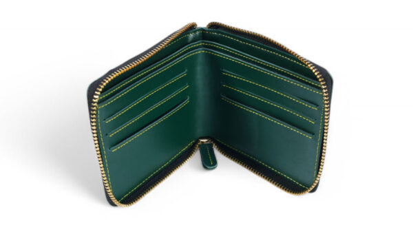 Leather Chain Wallet ( Green ) - Image 3