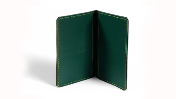 Leather Passport Cover ( Green ) - Image 3