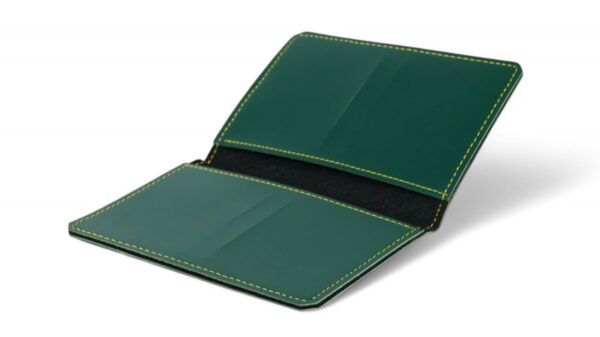 Leather Passport Cover ( Green ) - Image 4