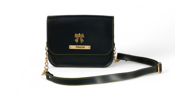 Leather Purse ( Black )