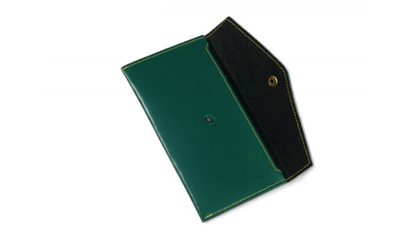 Leather Clutch Purse ( Green ) - Image 4